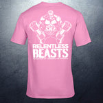 Relentless Beasts Pink 'Beast Man' T-Shirt Back Print