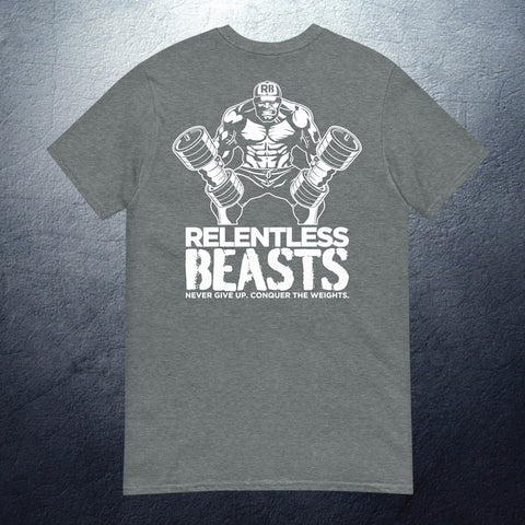 RELENTLESS BEASTS Graphite Grey ‘Beast Man’ T-Shirt