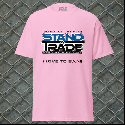 STAND 'N' TRADE 'I LOVE TO BANG' Pink Tee
