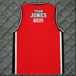 STAND 'N' TRADE Personalised Red Team Fight Tank Top