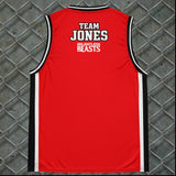 STAND 'N' TRADE Personalised Red Team Fight Tank Top