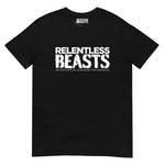 RELENTLESS BEASTS 'Bodybuilding' Black T-Shirt Back Print DesignRELENTLESS BEASTS 'Bodybuilding' Black T-Shirt Front Print Design